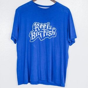 Vintage Reel Big Fish ultra-thin royal blue T-shirt